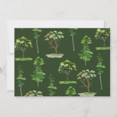 Invitation Baby shower Boy Watercolor Mountains (Dos)