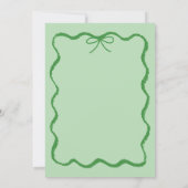 Invitation Baby shower branché à la main rapide à la main (Dos)