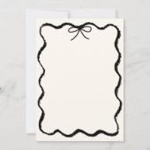 Invitation Baby shower branché à main coulissante (Dos)