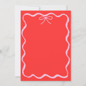 Invitation Baby shower branché à main coulissante (Dos)