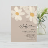 Invitation Baby shower Brown de marais (Debout devant)