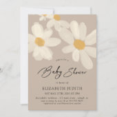Invitation Baby shower Brown de marais (Devant)