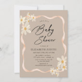 Invitation Baby shower Brown de marais (Devant)
