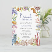 Invitation Baby shower Brunch (Debout devant)