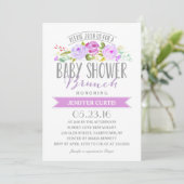 Invitation Baby shower Brunch | Baby shower (Debout devant)