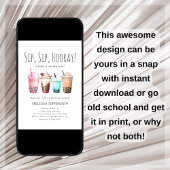 Invitation Baby shower Bubble Tea Boba