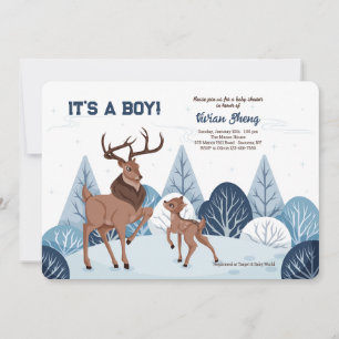Invitation Baby shower Buck et Son