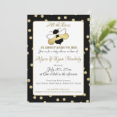 Invitation Baby shower Bumble Bee Buzz (Debout devant)