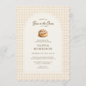 Invitation Baby-Shower Bun dans le Four (Devant)