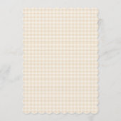 Invitation Baby-Shower Bun dans le Four (Dos)