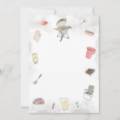 Invitation Baby Shower Bun et Burger (Dos)