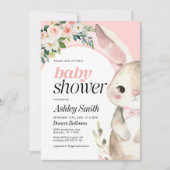 Invitation Baby shower Bunny (Devant)