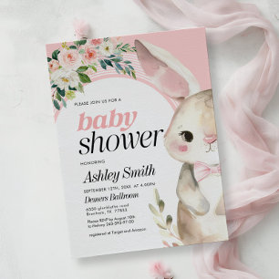 Invitation Baby shower Bunny