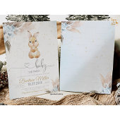 Invitation Baby shower Bunny Boho