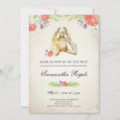 Invitation baby shower ~ Bunny Invitation (Devant)