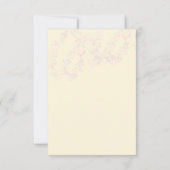 Invitation Baby shower Bunny rose (Dos)