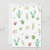 Invitation Baby shower Cactus (Dos)