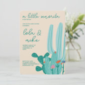 INVITATION BABY SHOWER CACTUS (Debout devant)