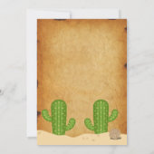 Invitation Baby shower Cactus Cowboy Little Cactie (Dos)