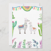 Invitation Baby shower Cactus Llama (Dos)