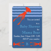 Invitation Baby shower calmar colossal (Devant)