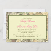 Invitation Baby shower Camo Elegant (Dos)
