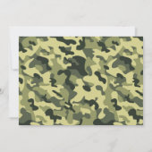 Invitation baby shower Camouflage (Dos)