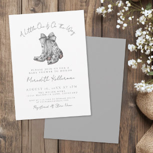 Invitation Baby Shower Campagnard au Thème Arc et Flèche