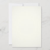 Invitation Baby shower caricature parapluie citron gris blanc (Dos)