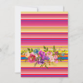 Invitation Baby shower Carousel rose (Dos)