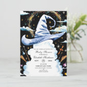 Invitation Baby shower Casquette de l'Assistant Baguette (Debout devant)