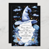 Invitation Baby shower Casquette de l'Assistant Coupe (Devant / Derrière)