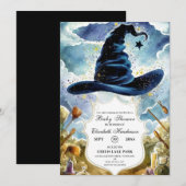 Invitation Baby shower Casquette de l'Assistant Magie (Devant / Derrière)