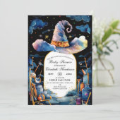 Invitation Baby shower Casquette de l'Assistant simple modifi (Debout devant)