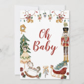 Invitation Baby Shower Casse-Noisette Bébé (Dos)