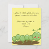 Invitation Baby shower Caterpillar (Dos)