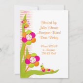 Invitation Baby shower Caterpiller (Dos)