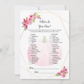 Invitation Baby shower Ce qui est dans votre sac Citrouille d (Devant)