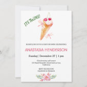 Invitation baby shower. Ce sont des jumeaux ! Invi (Devant)