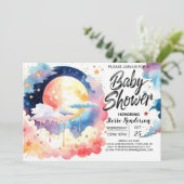 Invitation Baby shower Céleste Wonder (Debout devant)