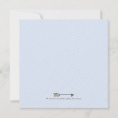 Invitation Baby Shower Cerf de Forêt (Dos)