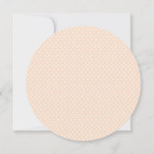 Invitation Baby shower Chaîne de chaussures de pêche (Dos)