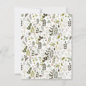 Invitation Baby shower champignon (Dos)