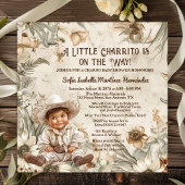 Invitation Baby Shower Charro Mignon