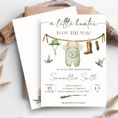 Invitation Baby Shower Chasse au Canard