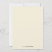 Invitation Baby shower Cherry Blossom (rouge) (Dos)