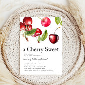 Invitation Baby shower Cherry Heart