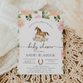 Invitation Baby shower Cheval