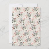 Invitation Baby Shower Cheval Bohème Poulain (Dos)