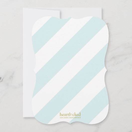 Invitation Baby shower Cheval Mint Carousel (Dos)